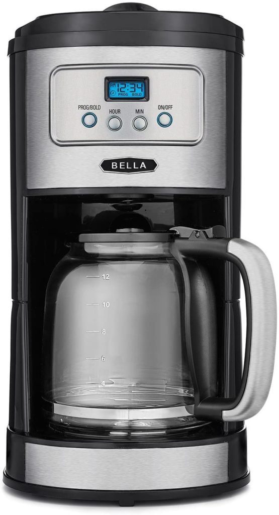 BELLA Classics 12 Cup Programmable Coffee Maker