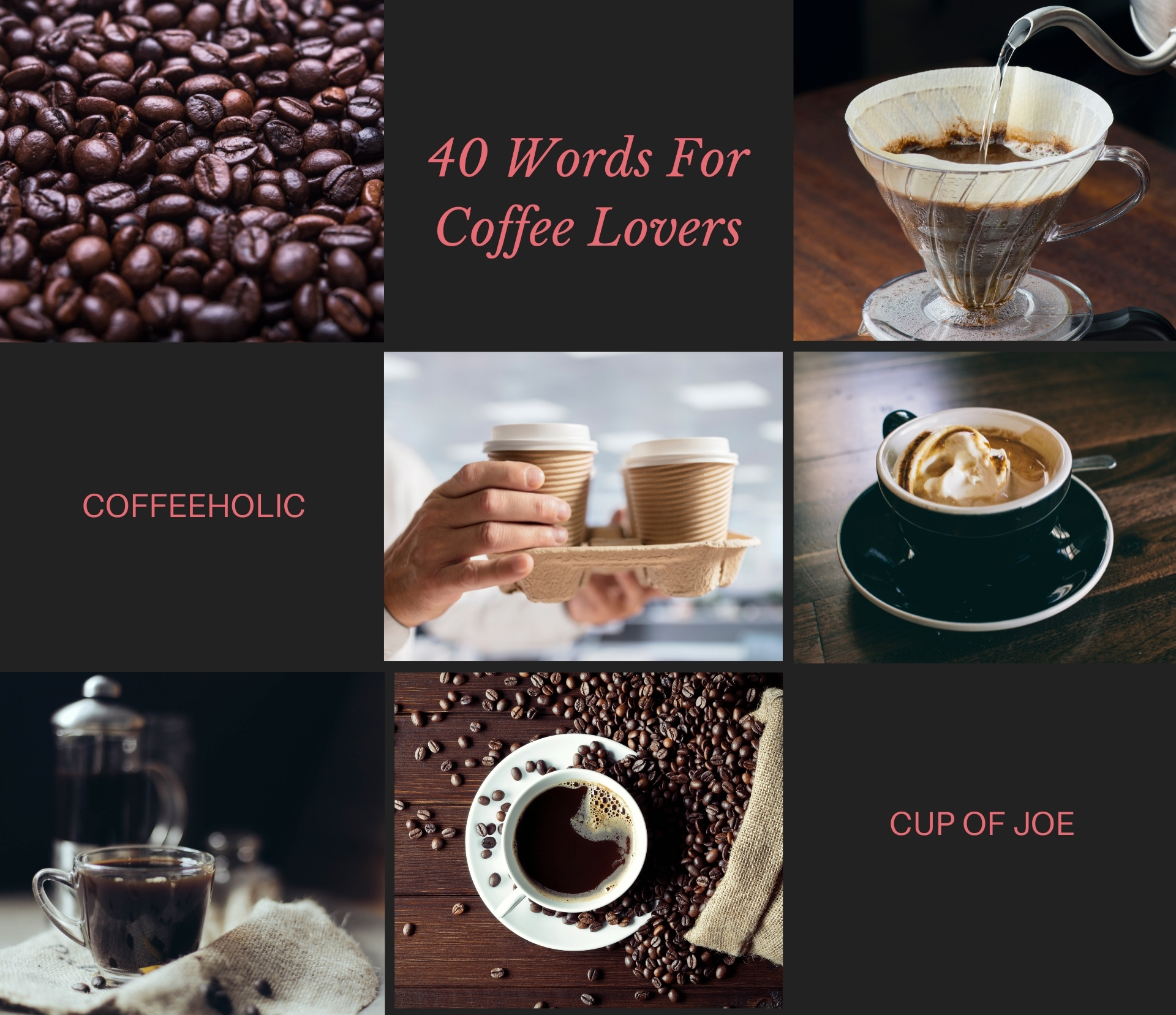 Words For Coffee Lovers