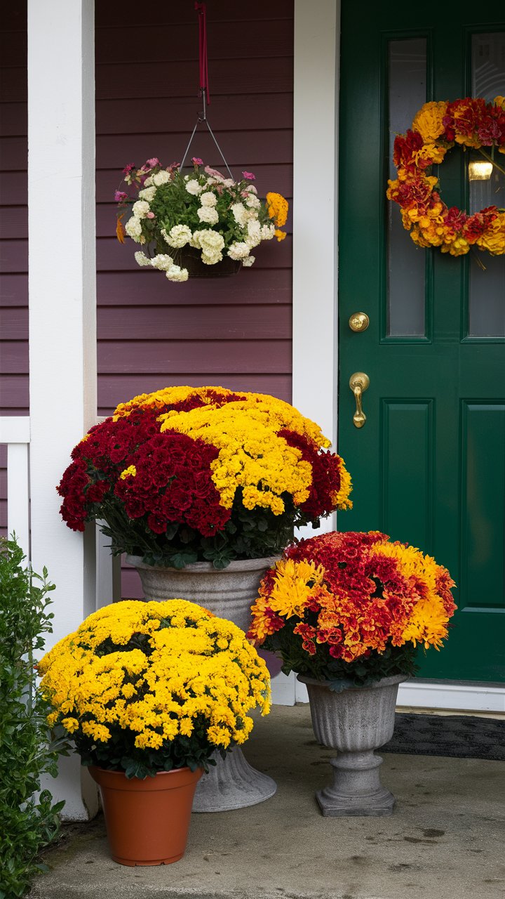 These colorful fall flowers are affordable and perfect for adding pops of color.